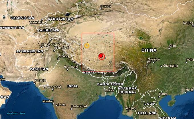 Sismo de magnitud 6.3 sacude el Tíbet al norte del Himalaya