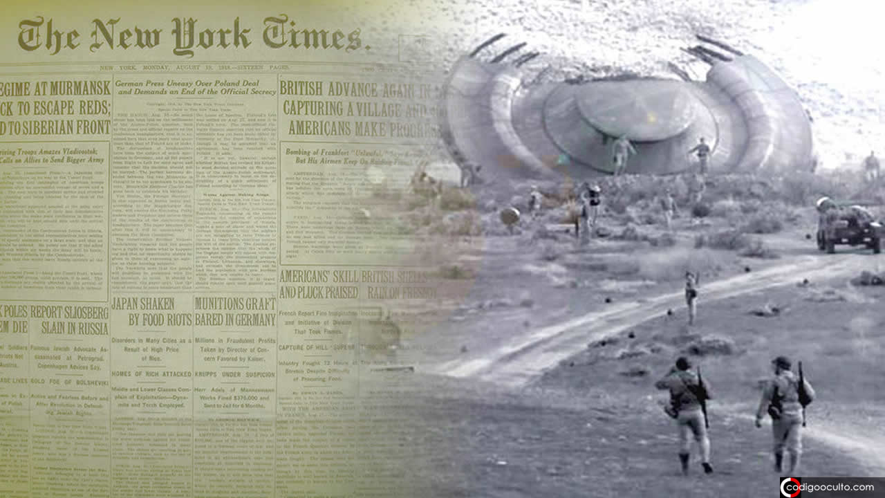 The New York Times podría estar preparando un informe «revelador» de OVNIs caídos