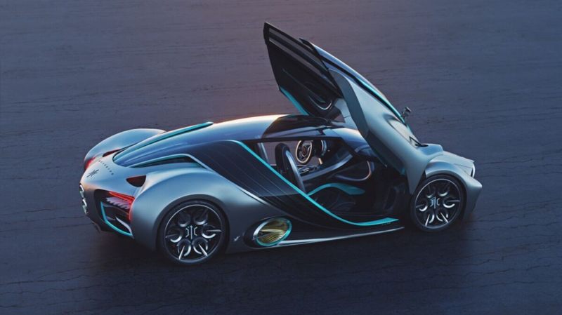 Este auto hiperdeportivo propulsado por hidrógeno tiene un alcance de 1.600 kilómetros