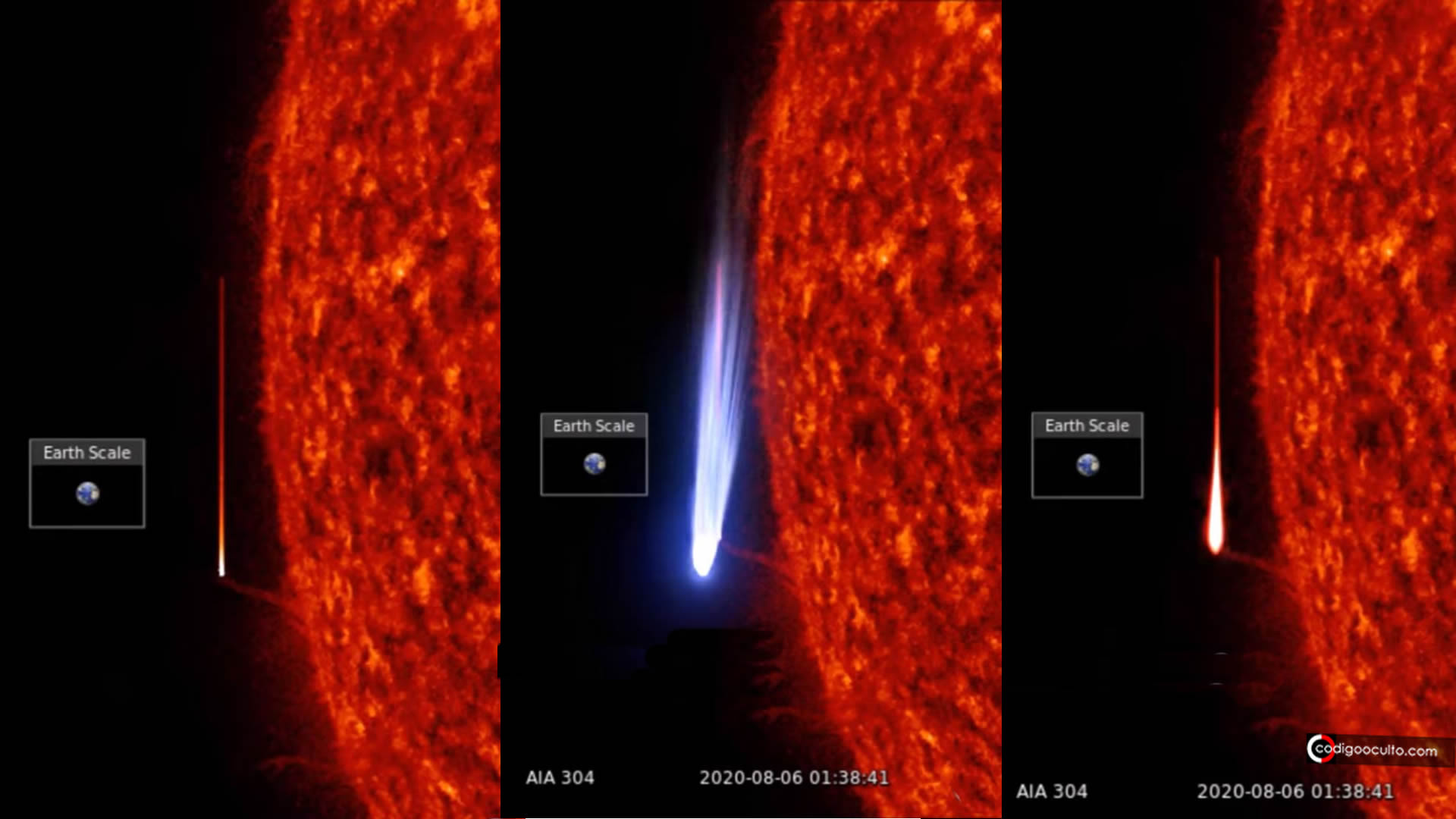 Extraña y enorme «anomalía» OVNI es captada cerca del Sol (VÍDEO)