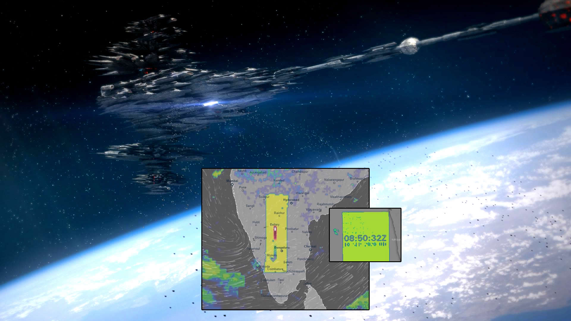Nueva anomalía de 750 kms, con posible «código», aparece sobre India (VÍDEO)