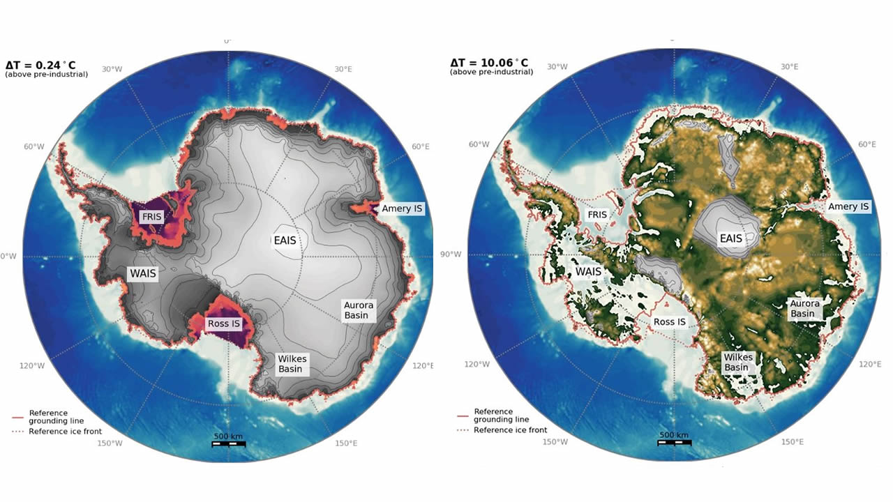 Derretimiento del hielo antártico se muestra irreversible incluso si cumplimos los objetivos climáticos