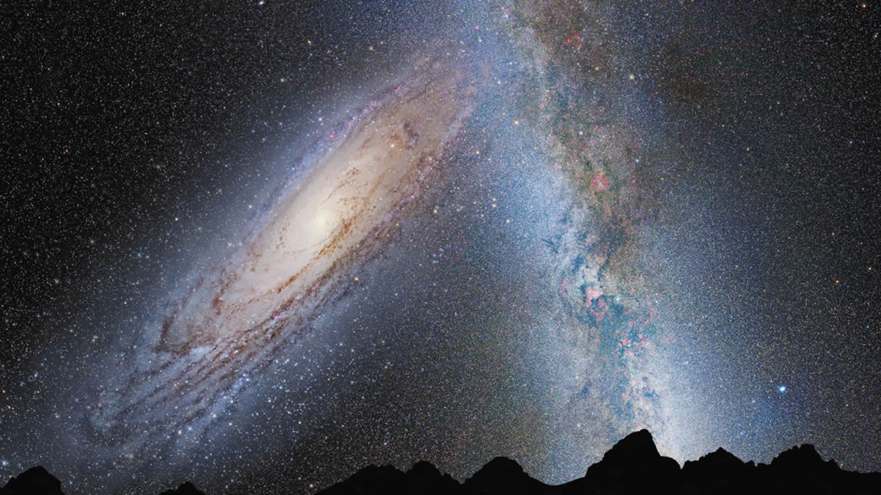 El gigantesco Halo de Andrómeda ya está chocando con la Vía Láctea