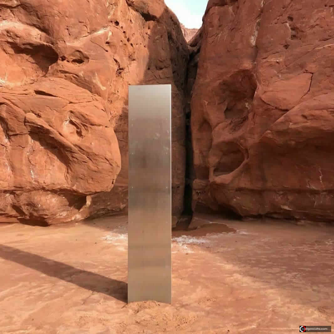 Misterioso Obelisco metálico es hallado en «medio de la nada» en Utah ¿Odisea del Espacio?