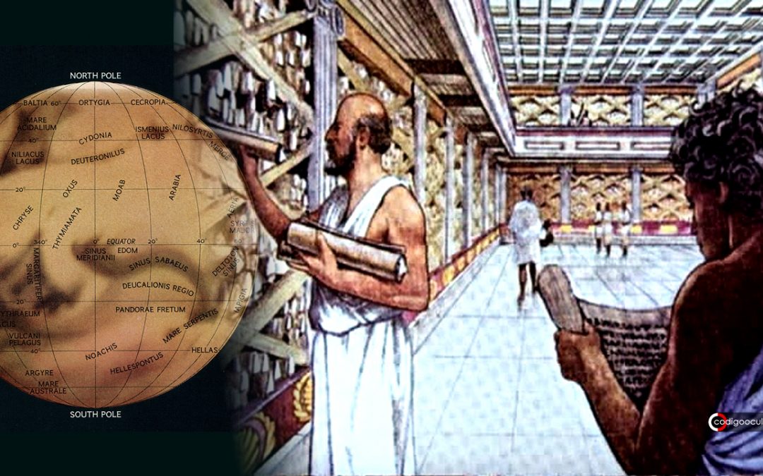 ¿Existió un antiguo mapa de Marte en la Biblioteca de Alejandría?