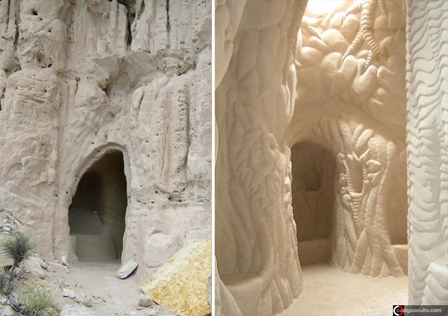 Hombre pasó 25 años en una cueva, y creó una "maravilla" dentro