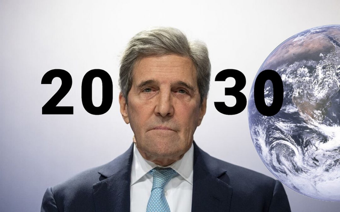 John Kerry dice que solo quedan 9 años para evitar una catástrofe climática