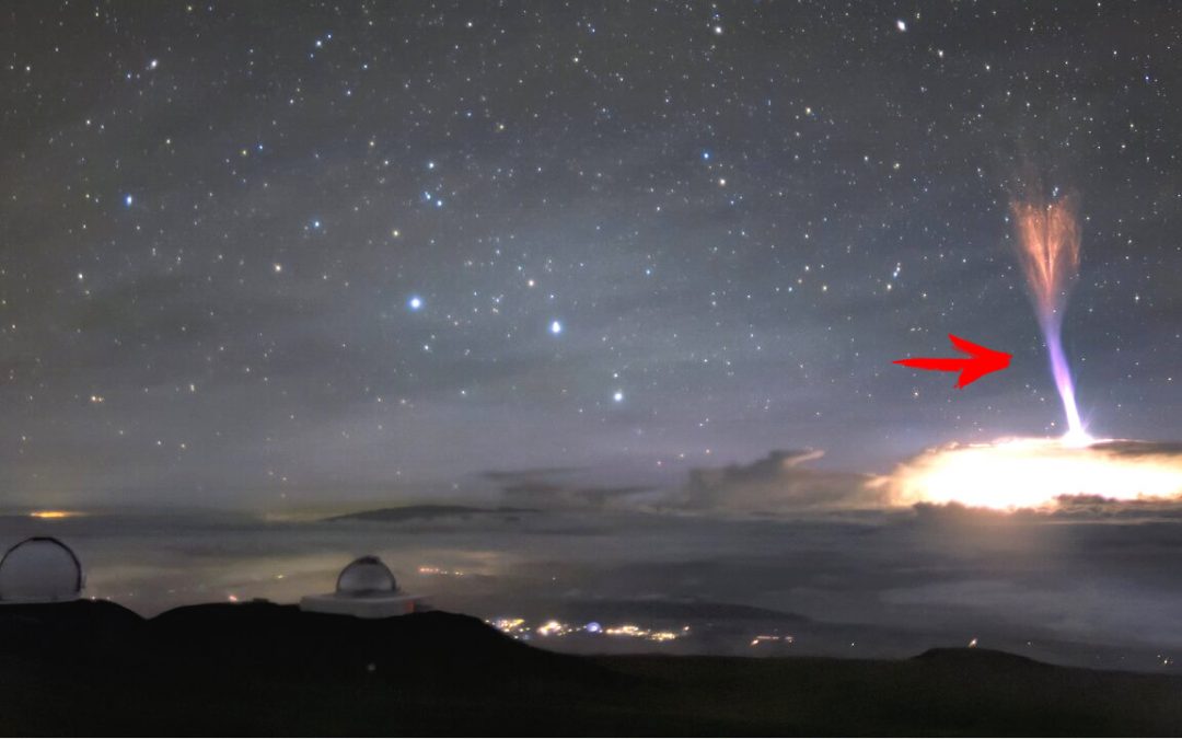 Extraños fenómenos son observados en el cielo de Hawaii