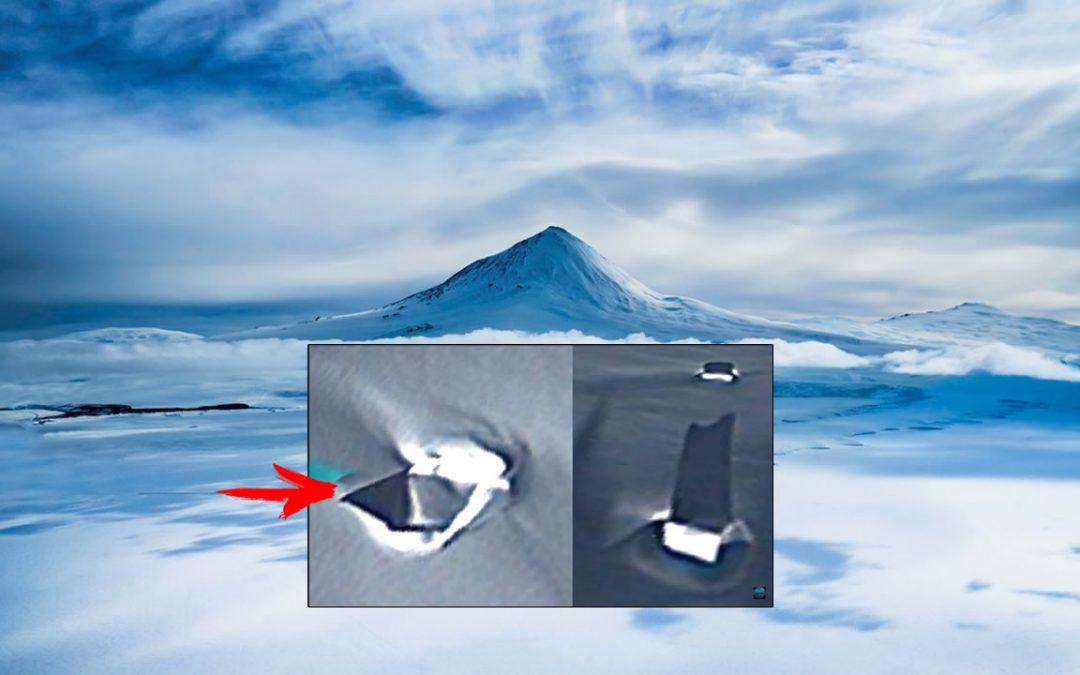 Descubren extrañas anomalías que sobresalen del hielo de la Antártida (VÍDEO)