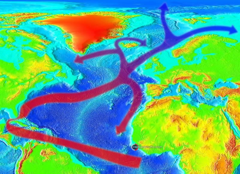 Corriente del Golfo en su su punto más bajo en 1.000 años