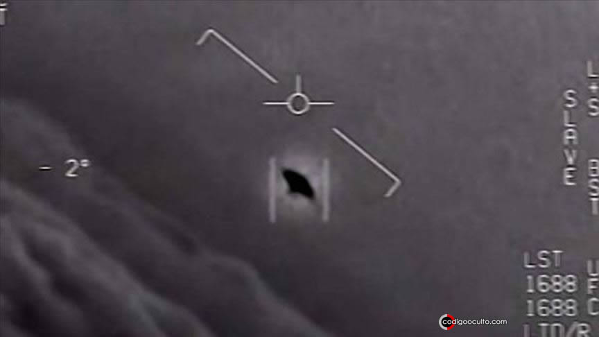 Captura de vídeo de un OVNI Tic Tac grabado por pilotos de la Marina de EE. UU. 