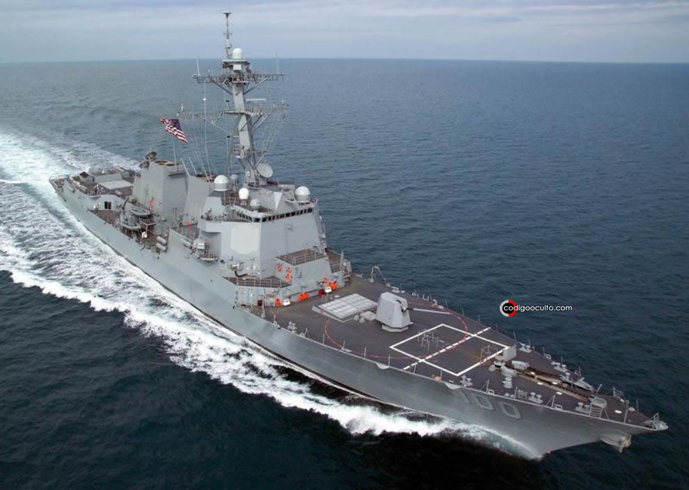 Misteriosos drones también acecharon barcos de la Marina de EE. UU. meses atrás. En la imagen: USS Kidd