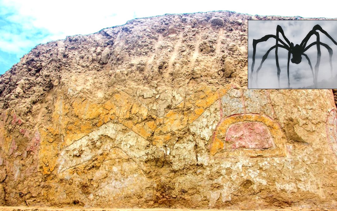 Hallan un mural de más 3.200 años de un «dios Araña» en La Libertad, Perú (VÍDEO)
