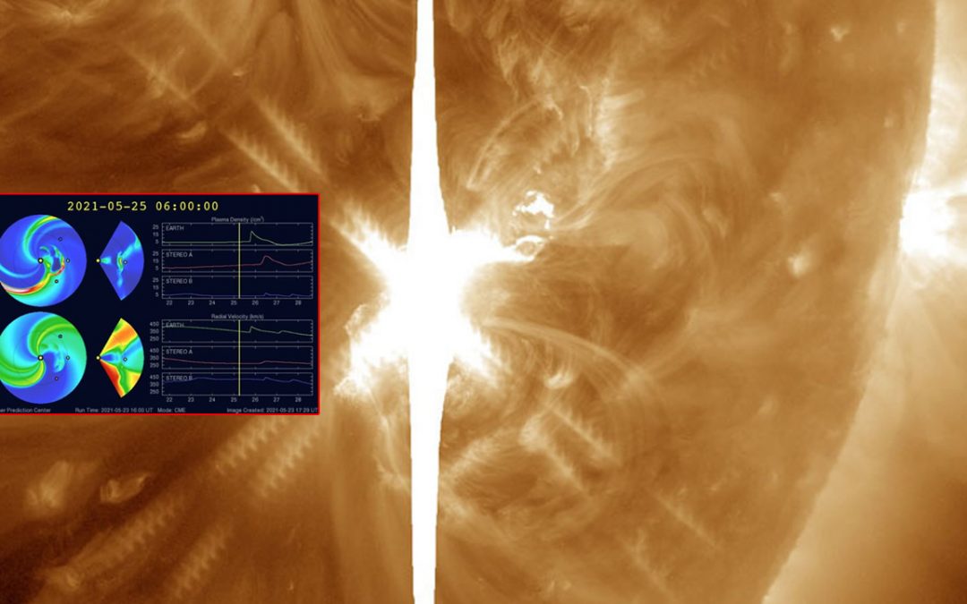 Erupciones solares recientes: tormenta magnética es probable para este 25 y 26 de mayo