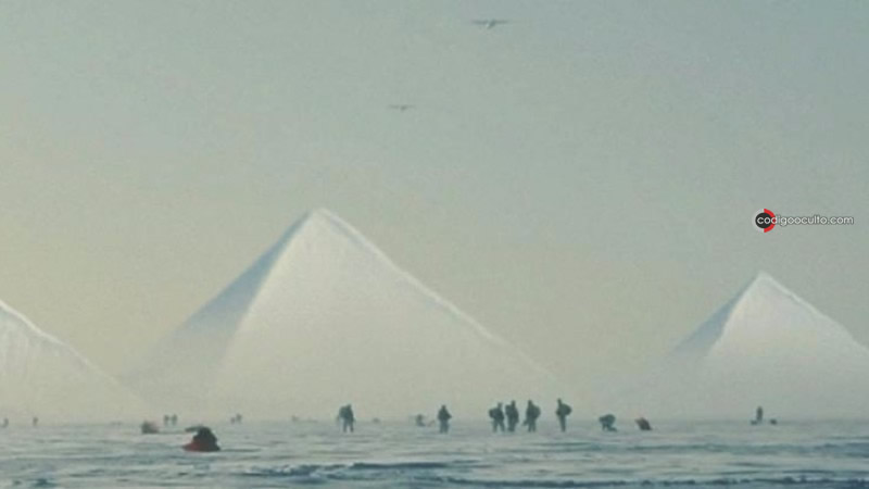 Representación de Pirámides en la Antártida