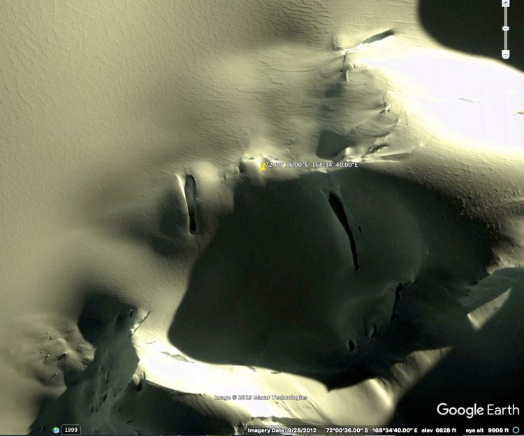 El rostro de la Antártida en primer plano