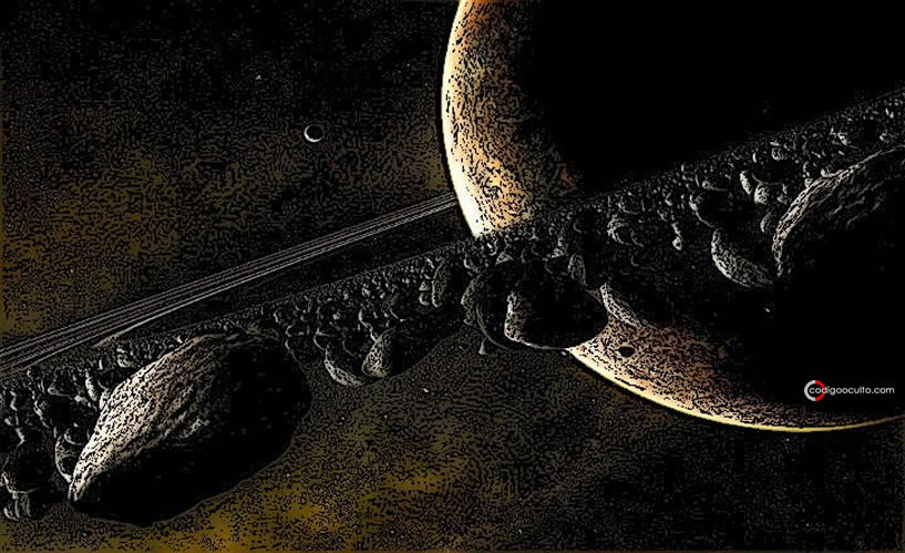 Cinturón de asteroides, entre Marte y Júpiter