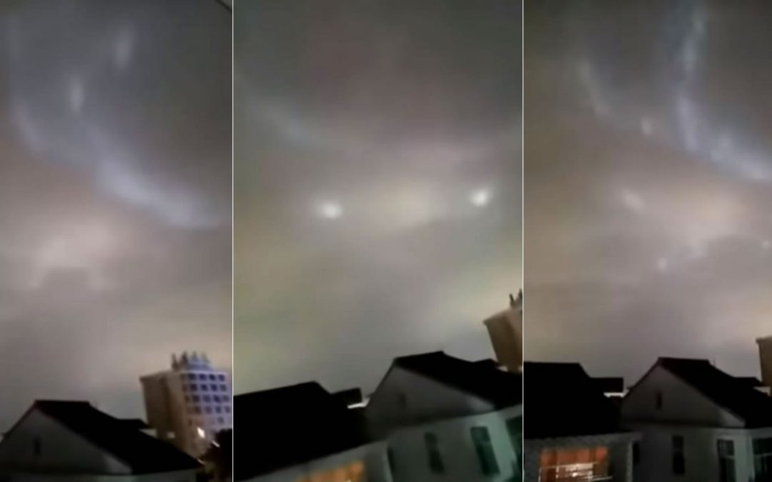 Algo extraño ha ocurrido en el cielo de China: entre orbes y luces (VIDEO)