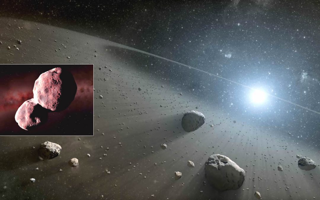 Descubren dos enormes rocas rojas con “materia orgánica compleja” en el cinturón de asteroides, y no deberían estar allí