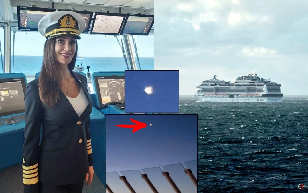 Capitana de crucero de EE. UU. registra un No identificado con forma de «Medusa» cerca de su embarcación