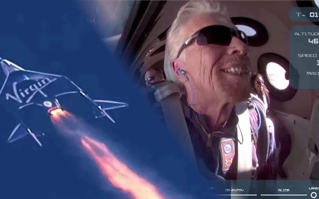 Richard Branson es ahora el primer multimillonario en viajar al espacio (VIDEO)