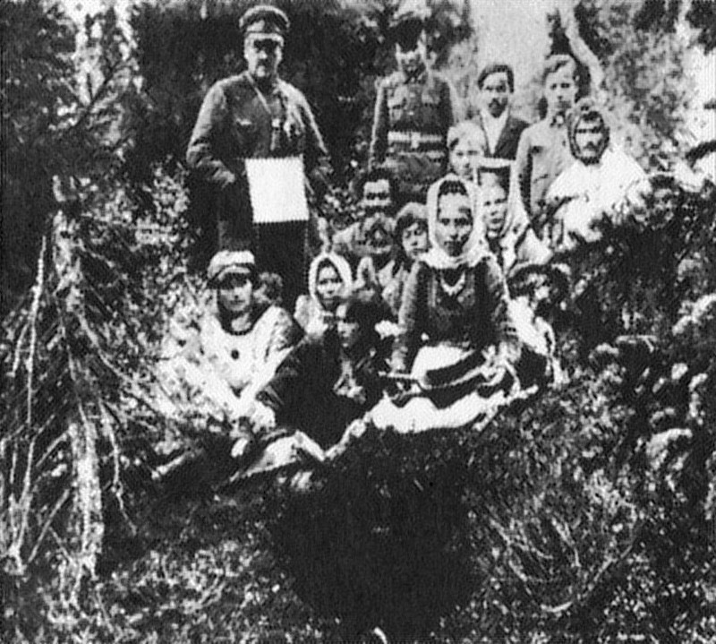 Una de las pocas fotografías que aún se conserva sobre la expedición montada en 1922, que llevará a Barchenko y su equipo en la búsqueda de Hiperbórea y sus secretos