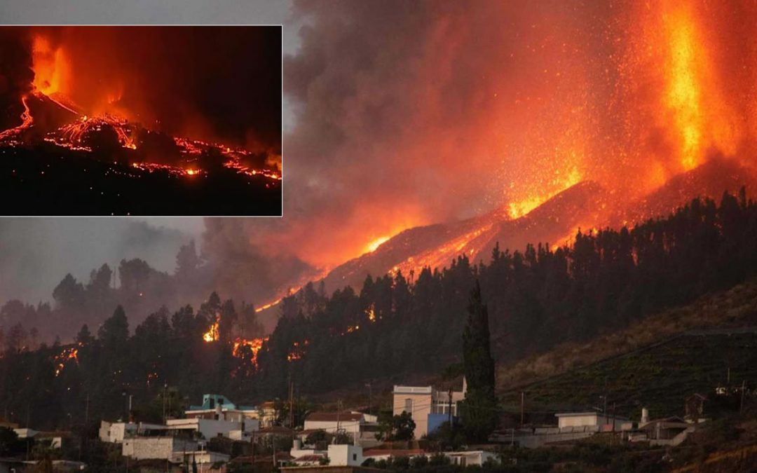 Violenta erupción de volcán en La Palma en Islas Canarias (EN VIVO)