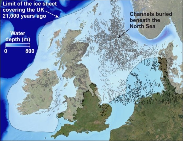 Investigación revela pasajes ocultos de la Edad del Hielo ocultos en profundidades del Mar del Norte
