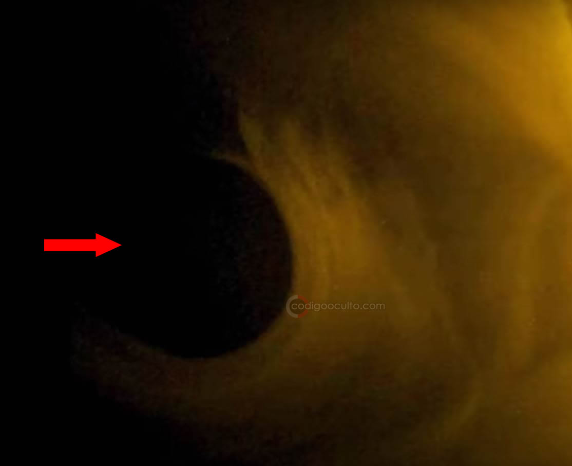 Anomalía captada en video cerca del Sol