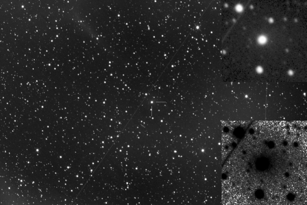 Vista del cometa 29P realizada por Pieter-Jan Dekelver en el Observatorio Gromme en Maasmechelen, Bélgica