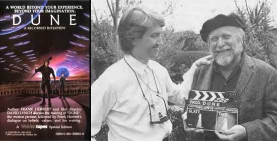 Frank Herbert poco antes de su muerte retratado junto al gran David Lynch, que en 1983 logró lo imposible, llevar Dune a pantalla grande, y con gran maestría