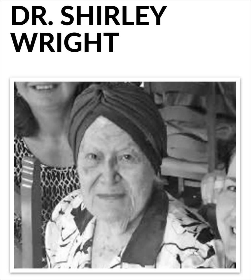 Fotografía de Shirley Wright, quien habría revelado el testimonio revelador