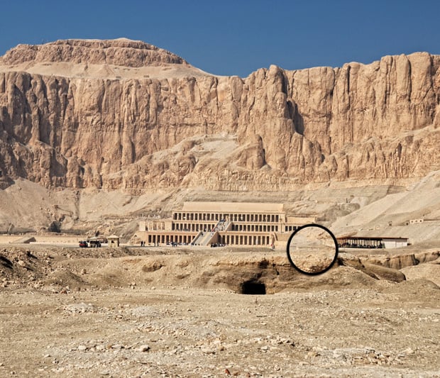 Bab el-Gasus en Deir el-Bahari