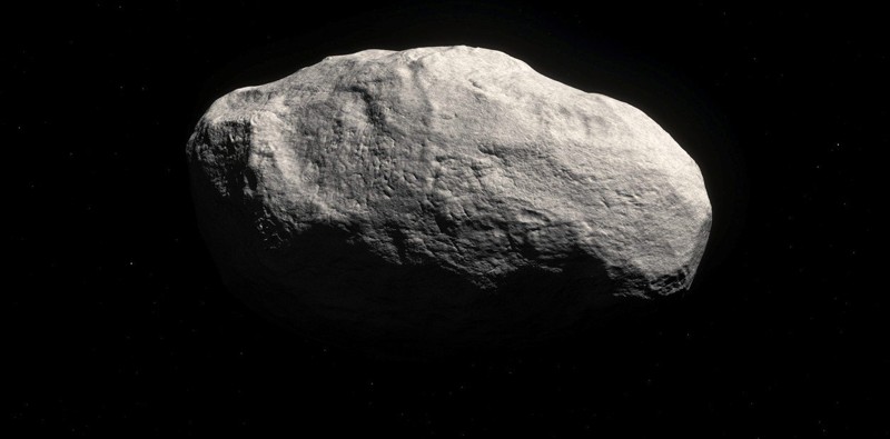 Representación del asteroide Kamo'oalewa