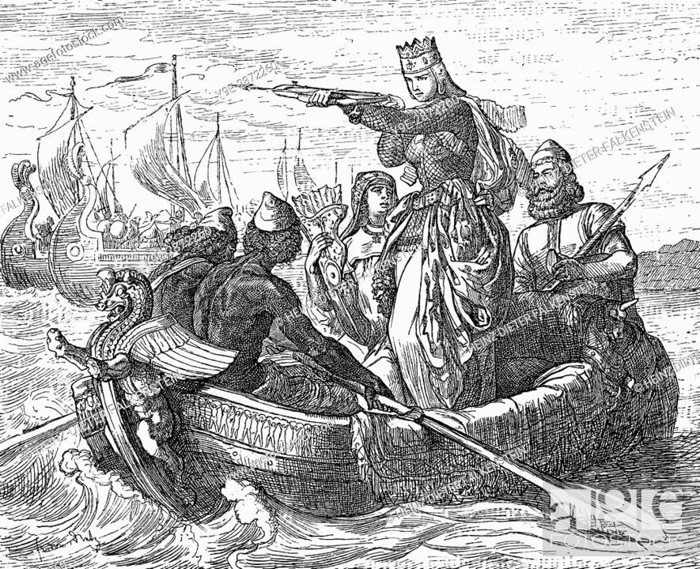 Artemisia I comandando la flota