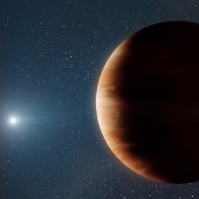 Ilustración de un exoplaneta