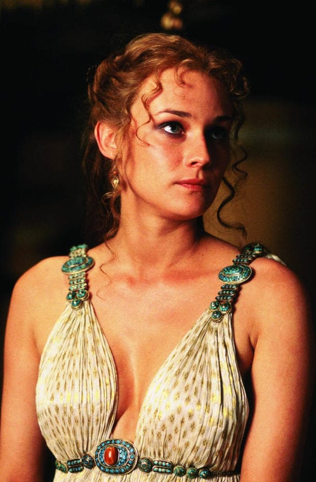 Diane Kruger como Helena de Troya en la película de Hollywood de 2004 "Troya"