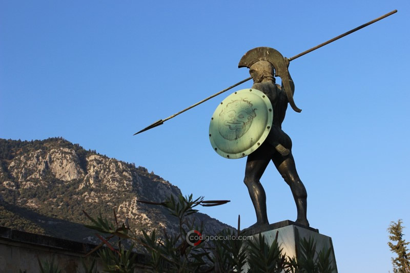 Estatua del rey Leonidas I de Esparta