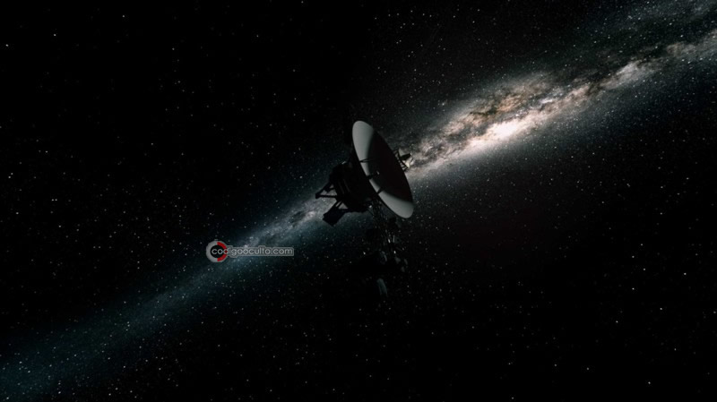 Sonda espacial Voyager en el espacio interestelar
