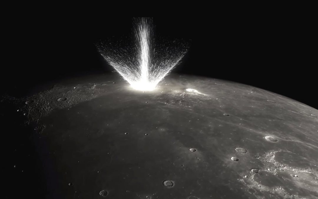 Esto es lo que ocurre cuando un asteroide cae en la Luna (VIDEO)