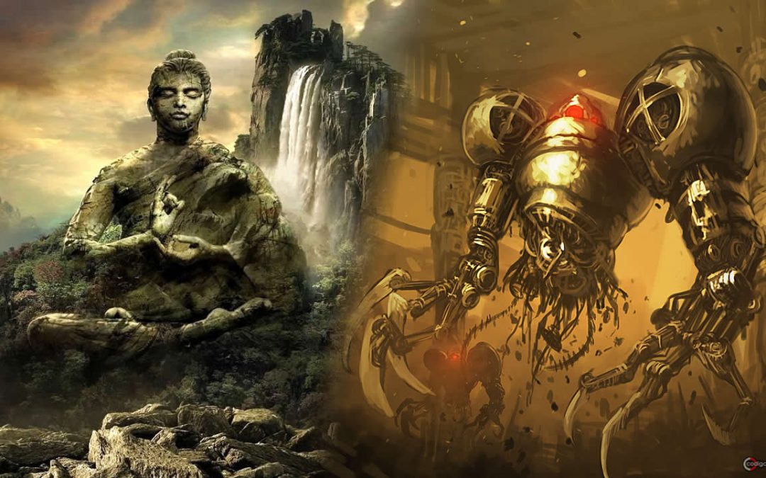 Robots custodiaban reliquias de Buda, según una leyenda de la antigua India