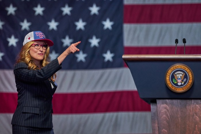 Meryl Streep interpreta a una peculiar presidenta de EE. UU.