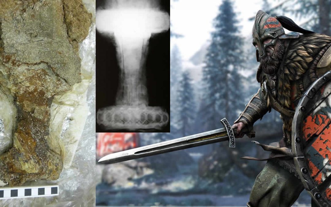 Rayos X revelan una antigua espada vikinga “altamente decorada”