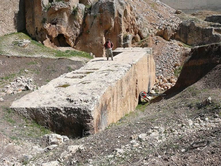 Una de las piedras más grandes de Baalbek