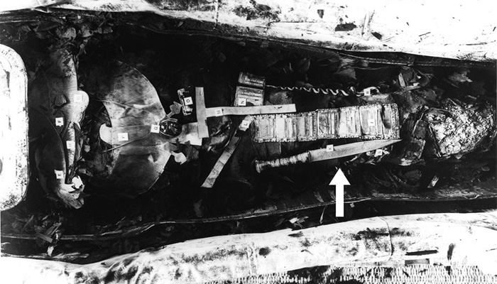 Rayos X de la tumba de Tutankamón