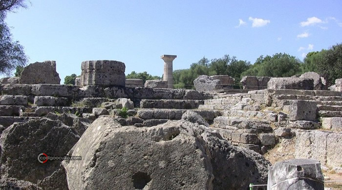Ruinas del Templo de Zeus ubicado en la Olimpia actual, Grecia. Crédito: Troy Mckaskle