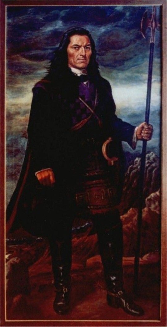 Retrato de Túpac Amaru II que renunció a su vida de noble, para unirse a la causa independentista