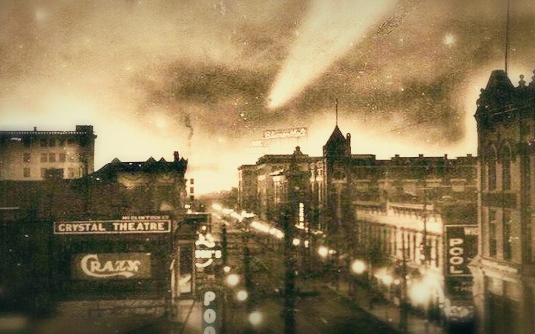 La “histeria apocalíptica” desatada por la llegada del cometa Halley en 1910