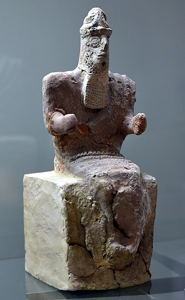 Estatuilla del dios Enlil hallada en Nippur
