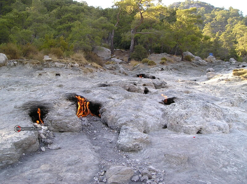 Fuego en el monte Quimera